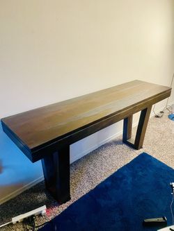 Hardwood TV /Sofa Table Barely Used