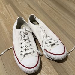White converse - almost new
