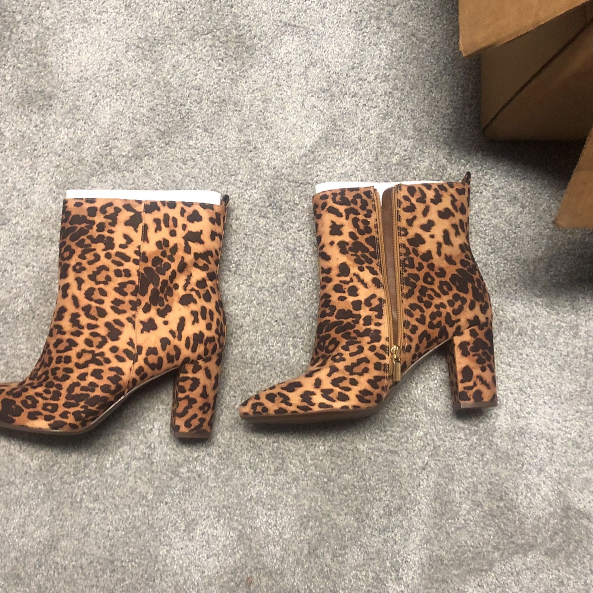 Leopard Booties