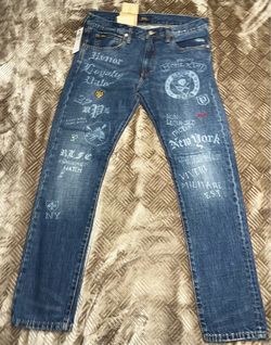 Polo Ralph Lauren The Sullivan Slim  M ST ANDREWS 3 Blue Jeans Size 32x32