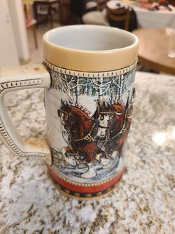 Budweiser stein mug