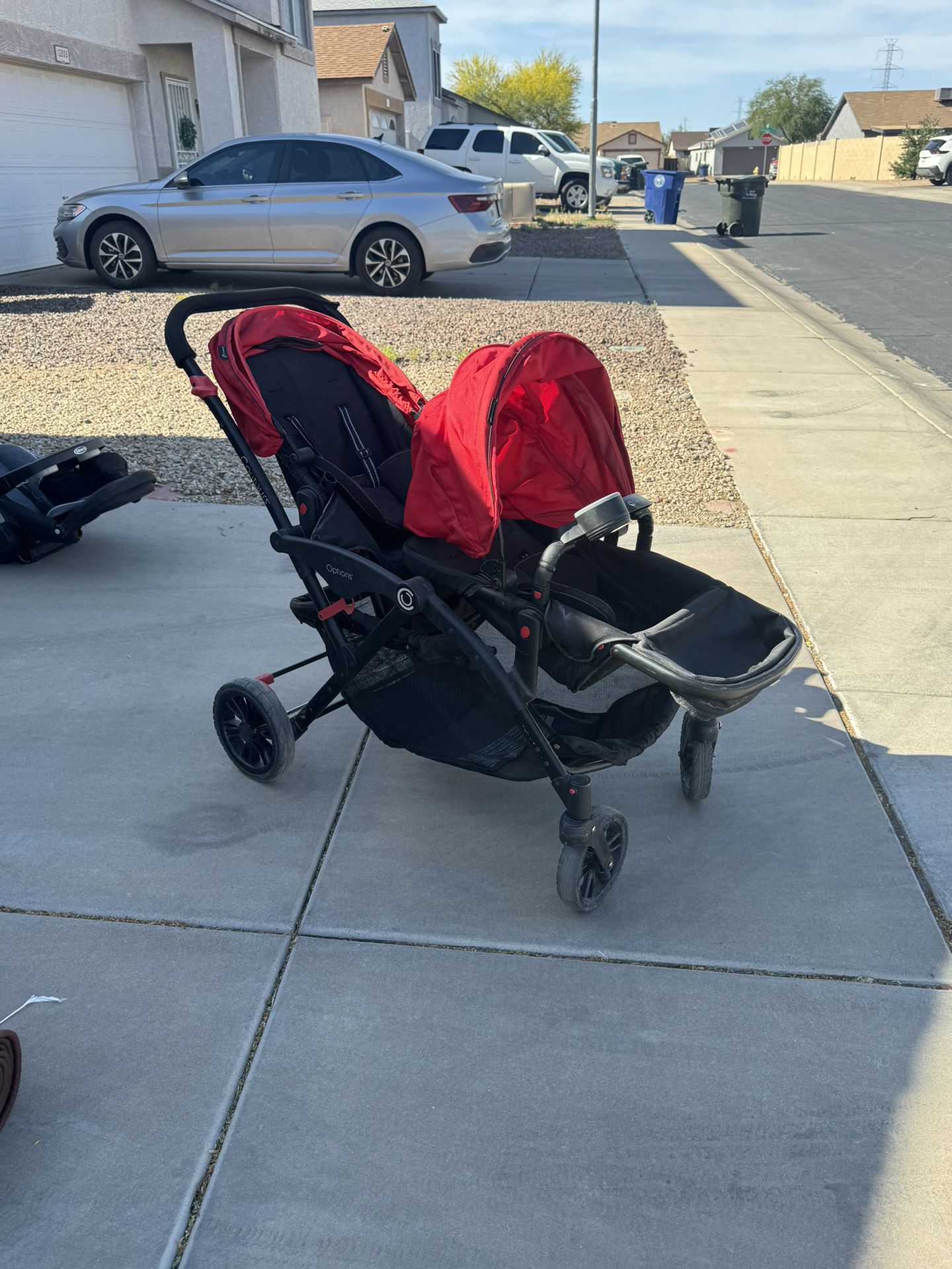 2 Seat Double Baby Stroller