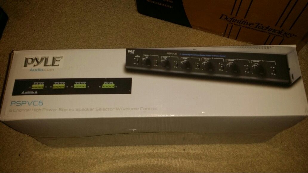 Pyle channel high power speaker selector