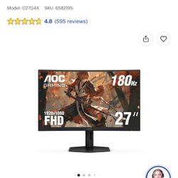 Gaming Monitor AOC C27G4X
