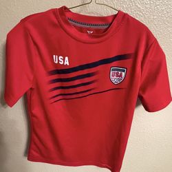 USA soccer jersey ( kids size Small ) price $10