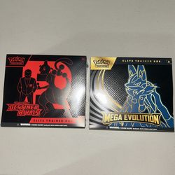 New Destined Rivals Etb + Mega Evo Lucario Etb
