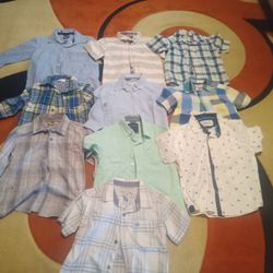 Boys 4/5 T Button Up Shirts 