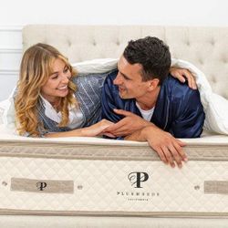 Cal King Organic Latex Mattress + Solid Bamboo Japanese Joinery Platform Bed | Paid $3,000+ | Like New