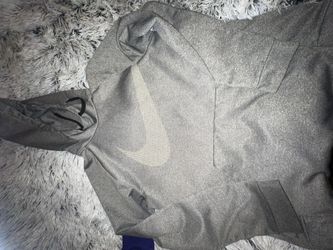 Grey Drifit Nike Hoodie L