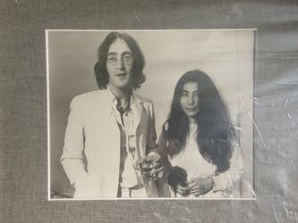 Lennon and Yoko original photo