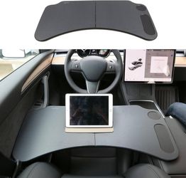 new for Tesla Model Y 3 Food Tray Desk for Laptop Foldable Car Table for Eating Travel Multipurpose Tray for Driver Accessories About this item Spec