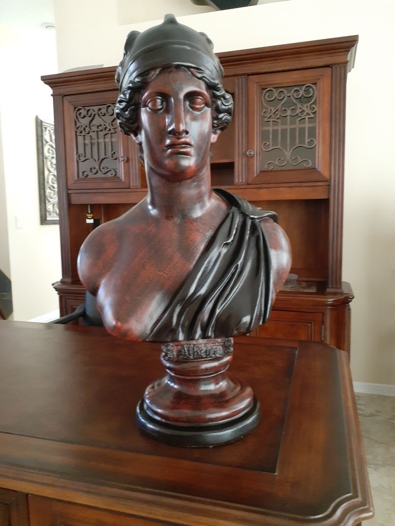 Goddess Athena bust, very heavy