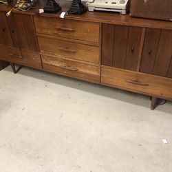 Credenza - Wood And Glass