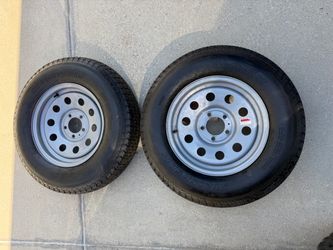 15 inch trailer rims and tires five lug