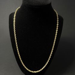 14k Gold Rope Chain ( Solid )