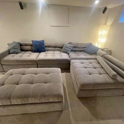 5 Piece Modular Sectional Couch