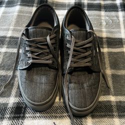 VANS UltraCush Pro Mens Size 8 Denim Black Pewter Skateboard Shoes 