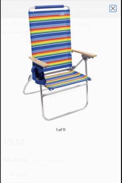 Hayneedle rainbow stripe beach outdoor lounge chair