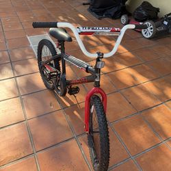 Kids Red and White bicycle