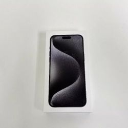 iPhone 15 Pro 256GB Black Titanium Unlocked - Sealed