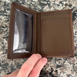 Coach Leather Brown Wallet 