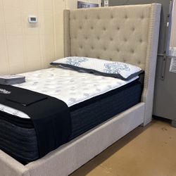 Queen Bed Frame (No Mattress Included) 
