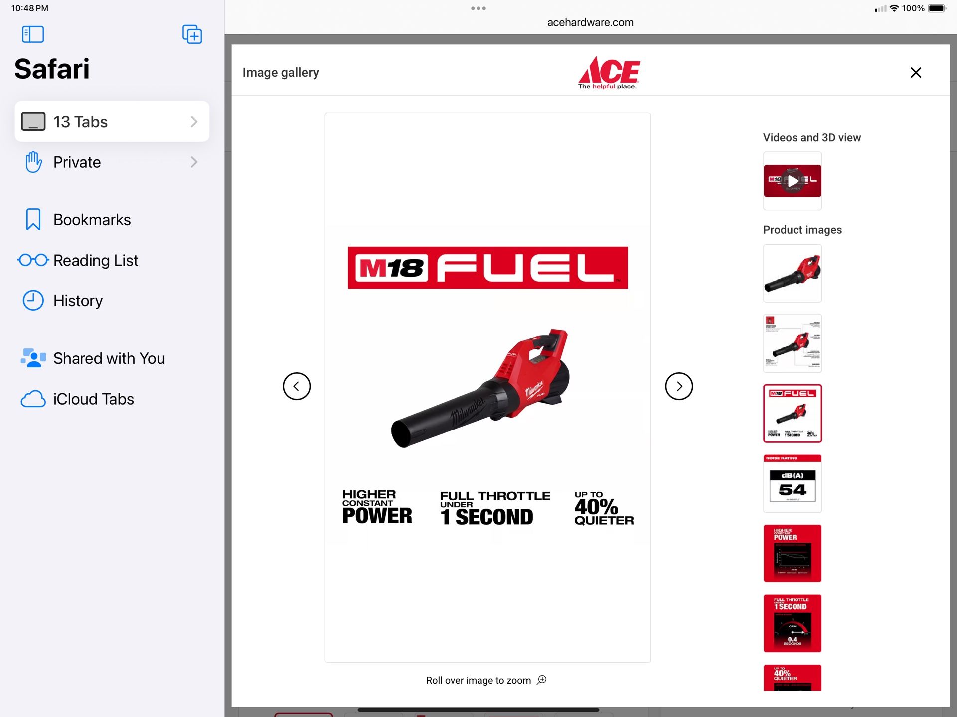 Milwaukee M18 Fuel Blower Latest Generation. 140 OBO New