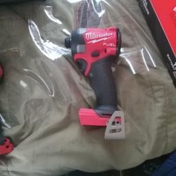 New Milwaukee M18 Fuel 4th Generation 1/4 Hex Impact Tool Only 