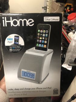 iPhone speaker and alarm clock