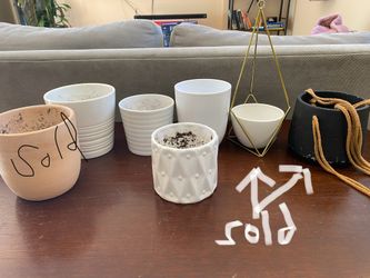 Plant Pots $5-$15