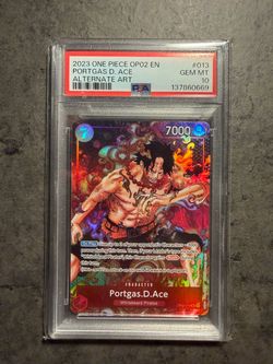Portgas D Ace Alt Art OP02 PSA10