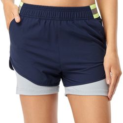 Womens Workout Shorts 2 in 1 Athletic Running Yoga Training Sports Shorts with Pockets