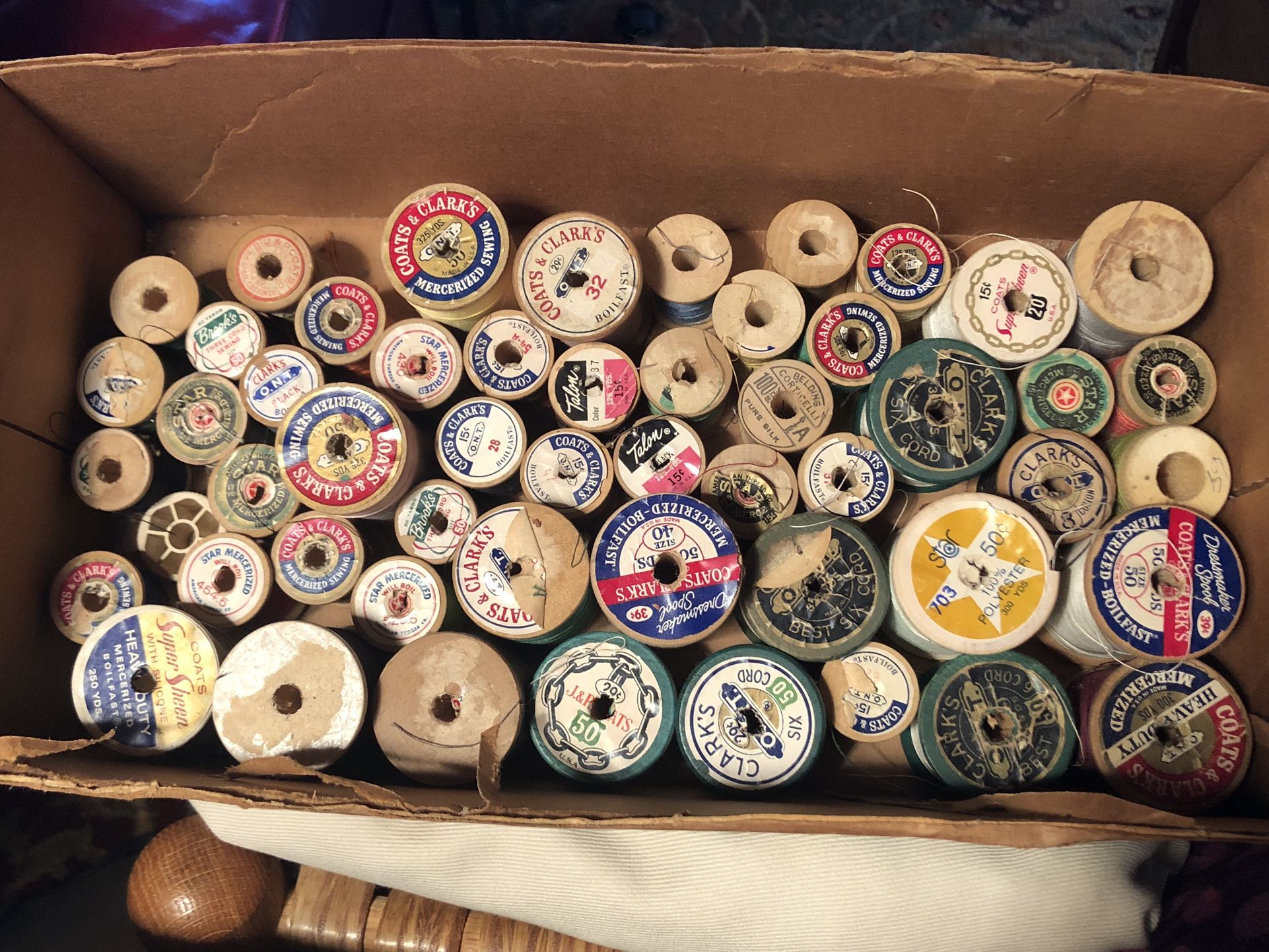Wooden Thread Spools