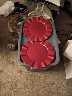 Christmas plates