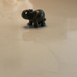 Antique Marbolized Baby Elephant  
