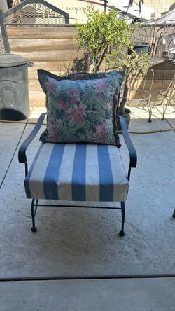 Rocker metal chair