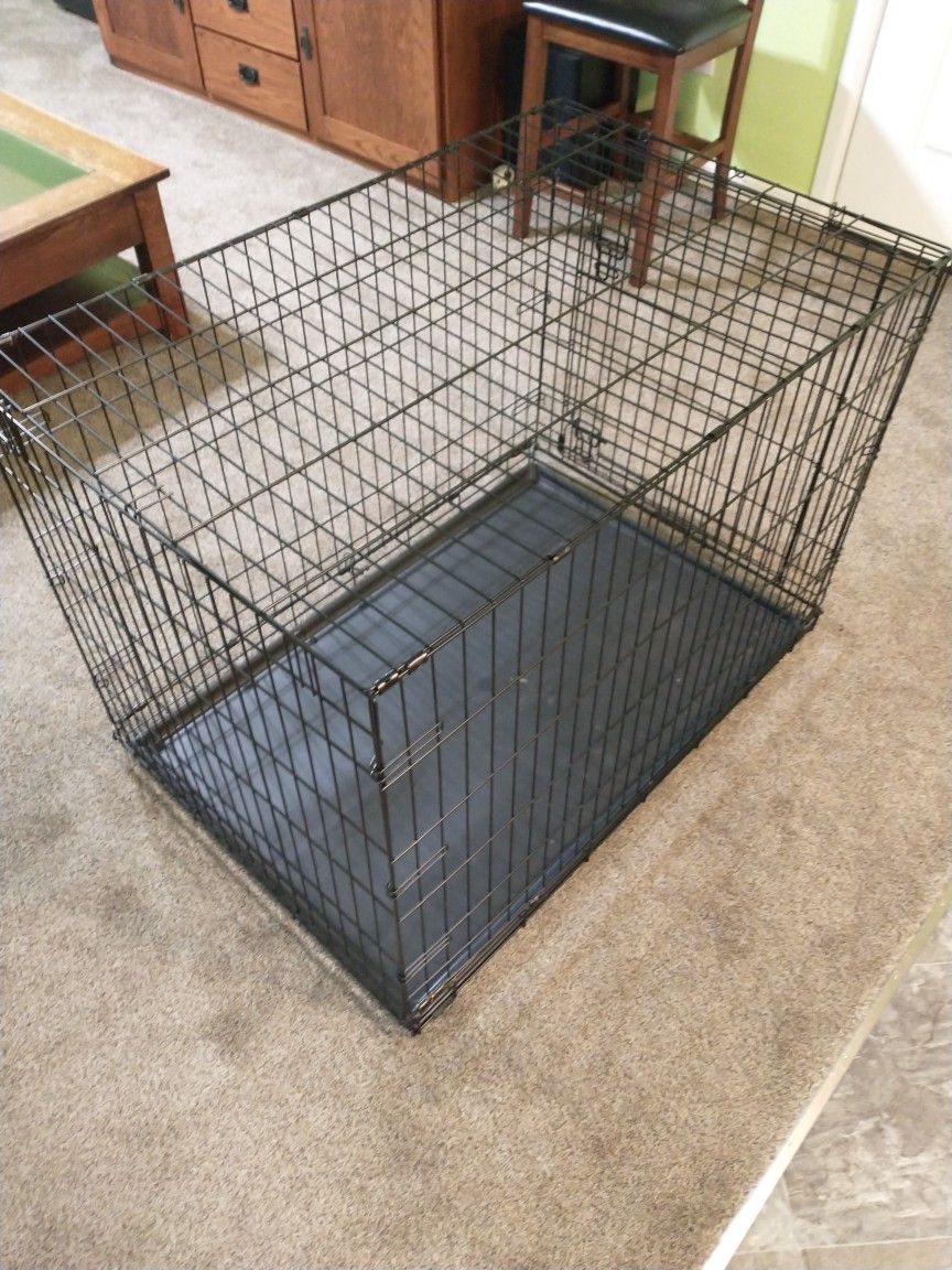 Large Folding Dog Kennel Crate for Sale in WA OfferUp