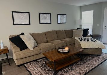 Beautiful family sectional couch