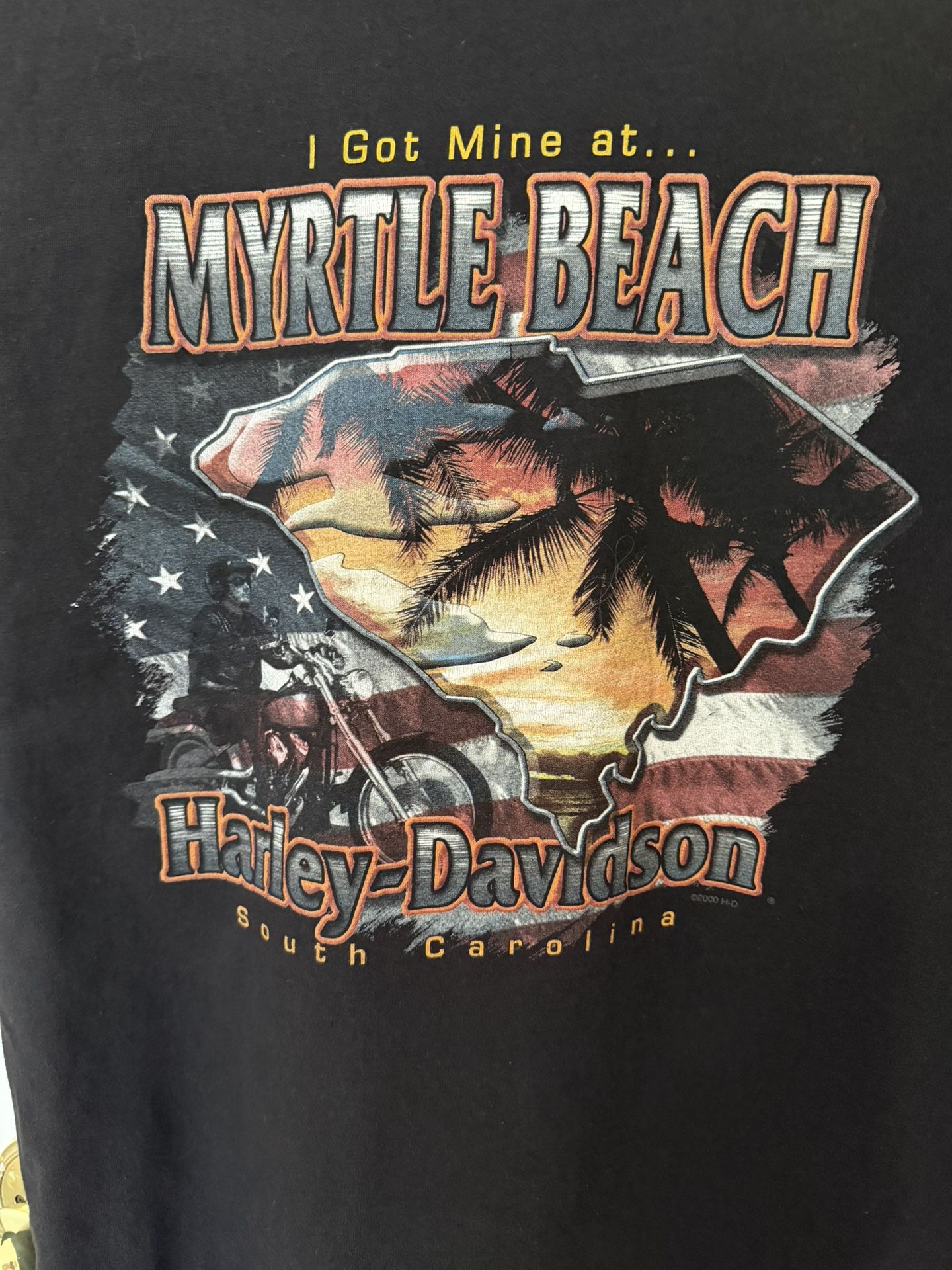 Harley Davidson Men’s 'Life begins when you get one' T-Shirt, Sz L/XL