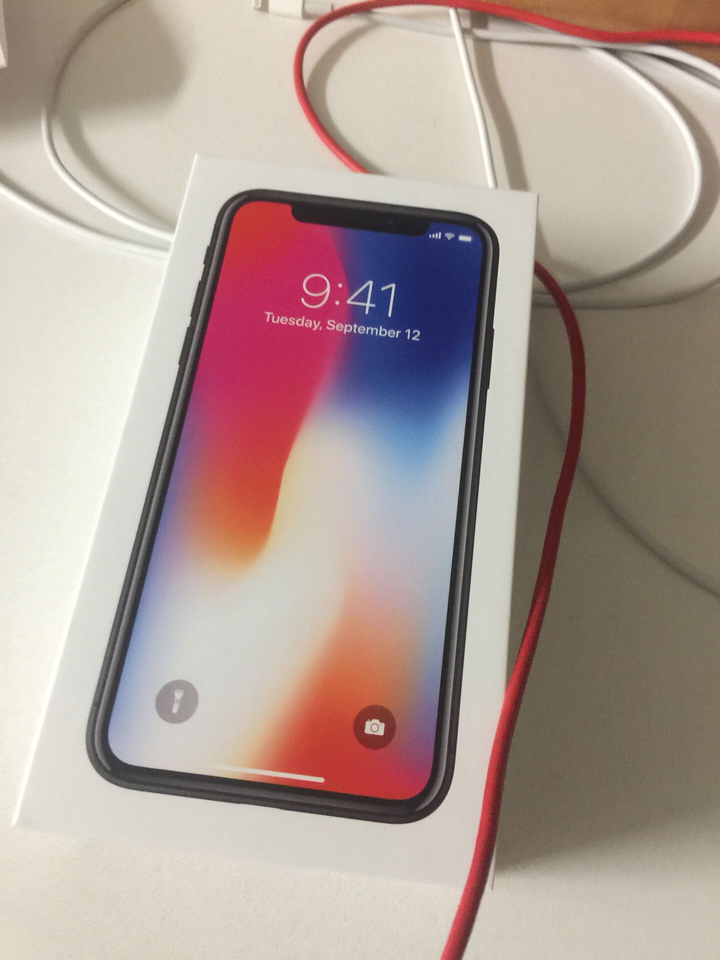 New IPhone X for T-mobile 64gb black
