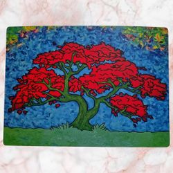 Japanese Maple Tree Artwork Magnet