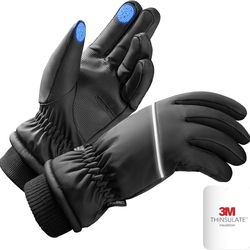 Winter Gloves Size L -20℉ GEANI-TEX Waterproof, Windproof, Touchscreen, Extended Cuff