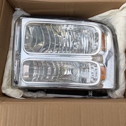 05-07 ford F250 F350 F450 F550 super duty drive side Left headlight headlamp 