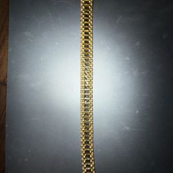 Gold Tennis Bracelet 