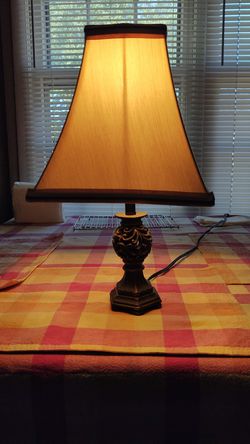 Night Stand/ Desk Lamp & 2 Shades- $10