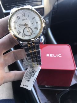 Silver and Gold Relic Watch