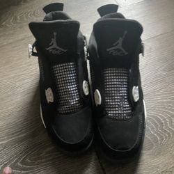 Retro Jordan 4 White/black 