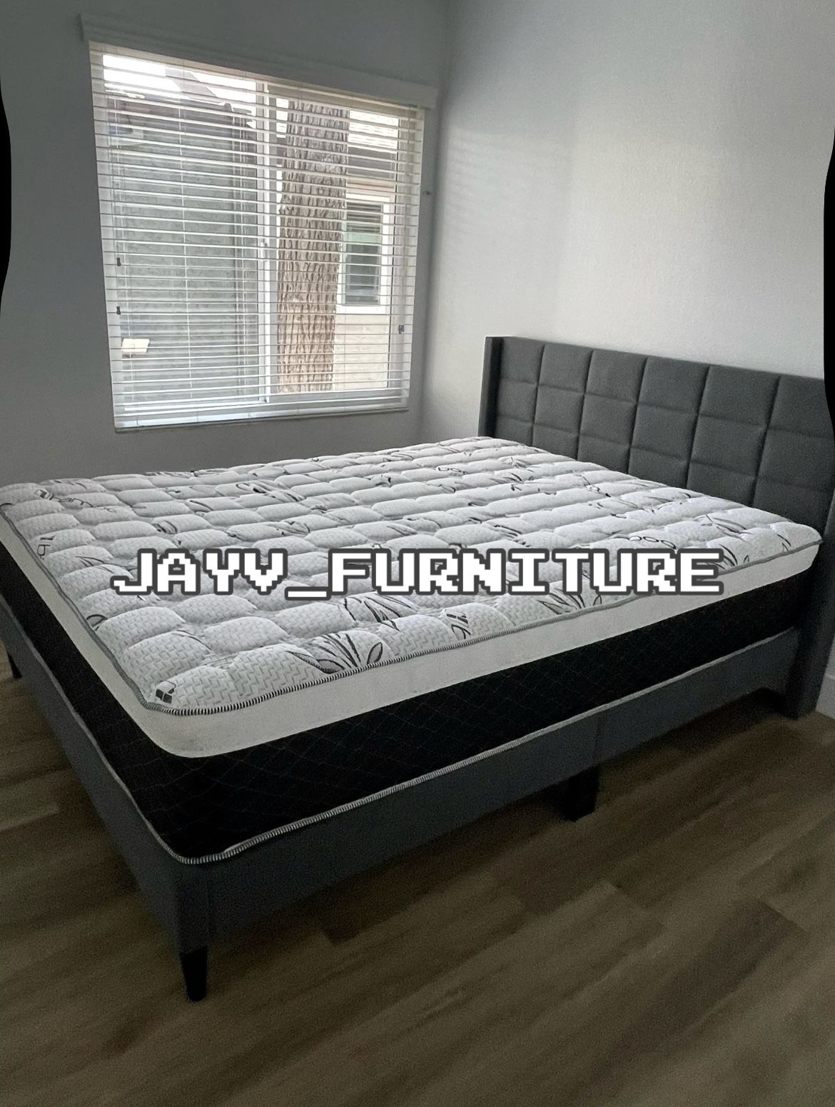 New Queen Bed Frame With Mattress