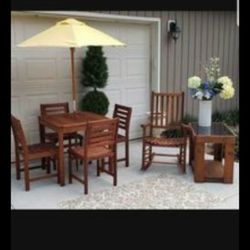 Teakwood Sunroom/, PATIO FURNITURE , Yes Available 