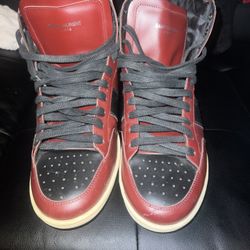 Saint Laurent SL- 10 High Top ‘Red And Black”